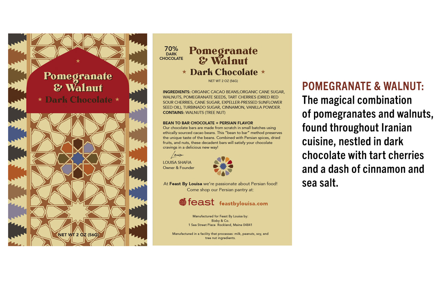 Persian Spiced Chocolate Bars Gifting Pack (10 bars)