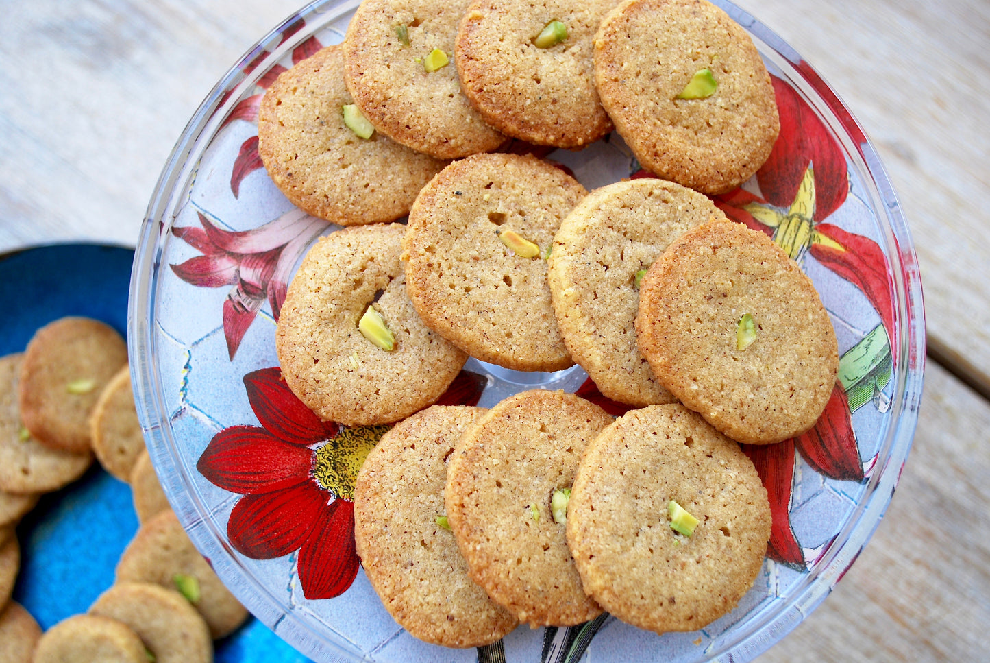Cardamom Shortbread Cookies with Chickpea and Almond Flour