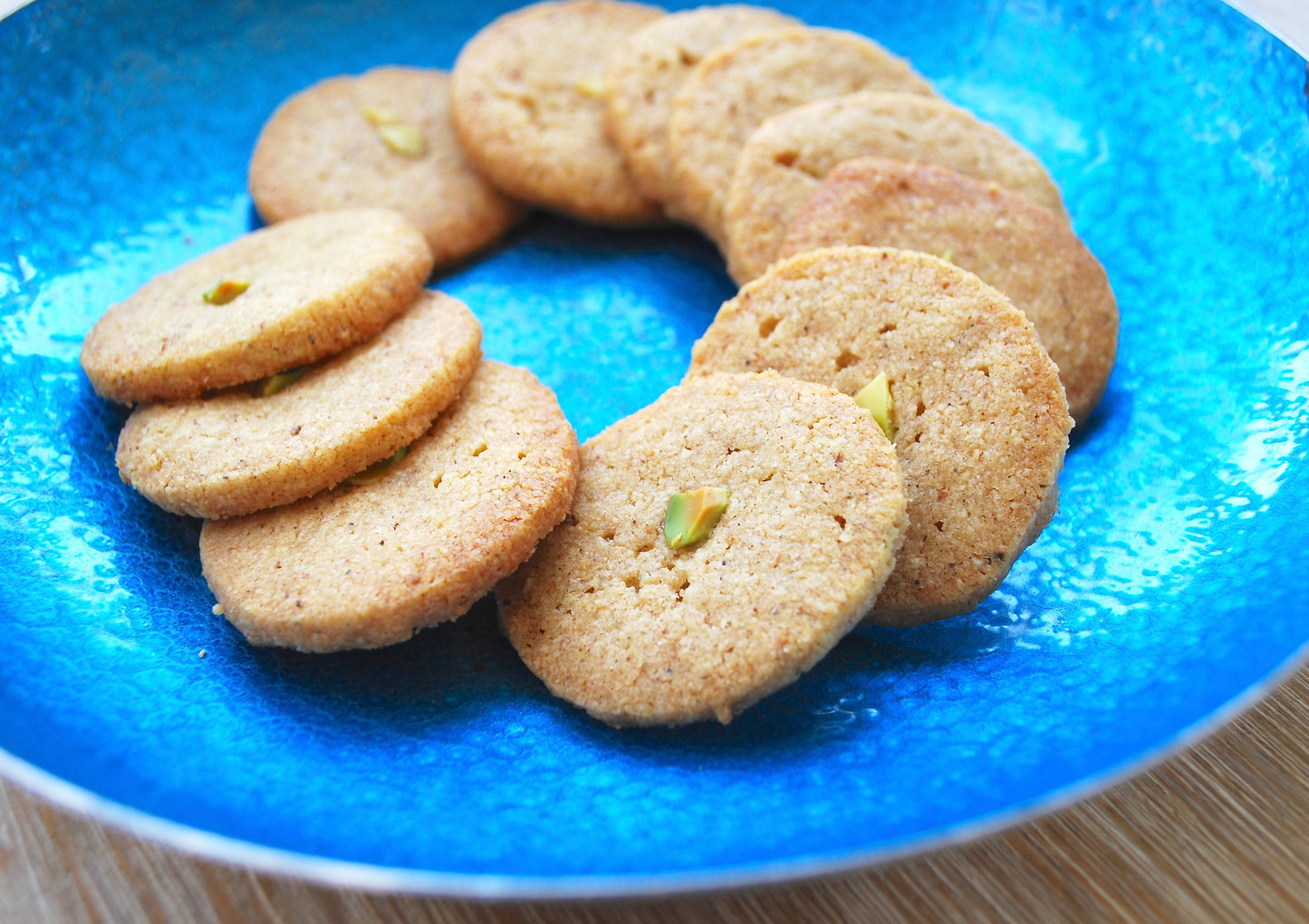 Cardamom Shortbread Cookies with Chickpea and Almond Flour