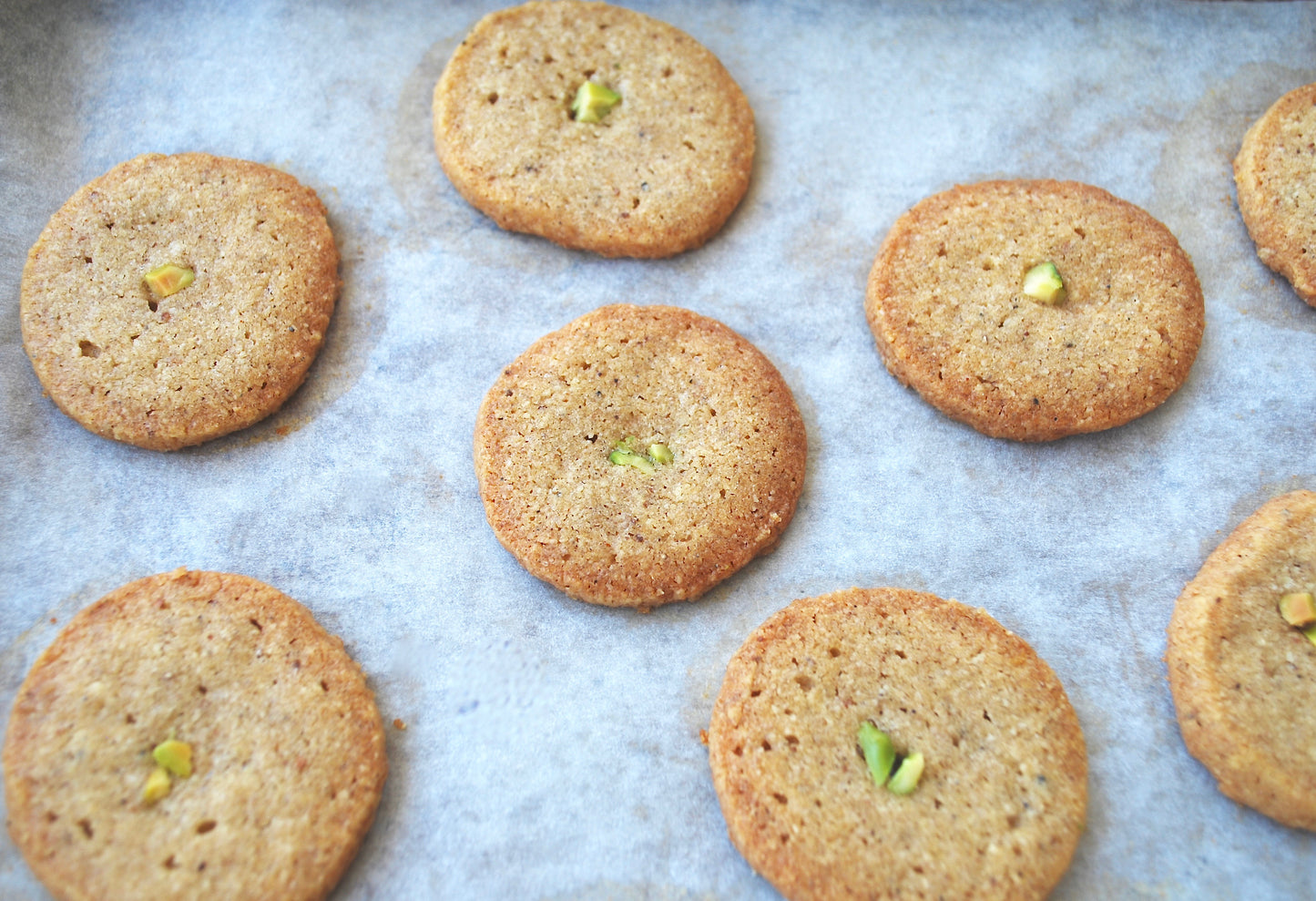Cardamom Shortbread Cookies with Chickpea and Almond Flour