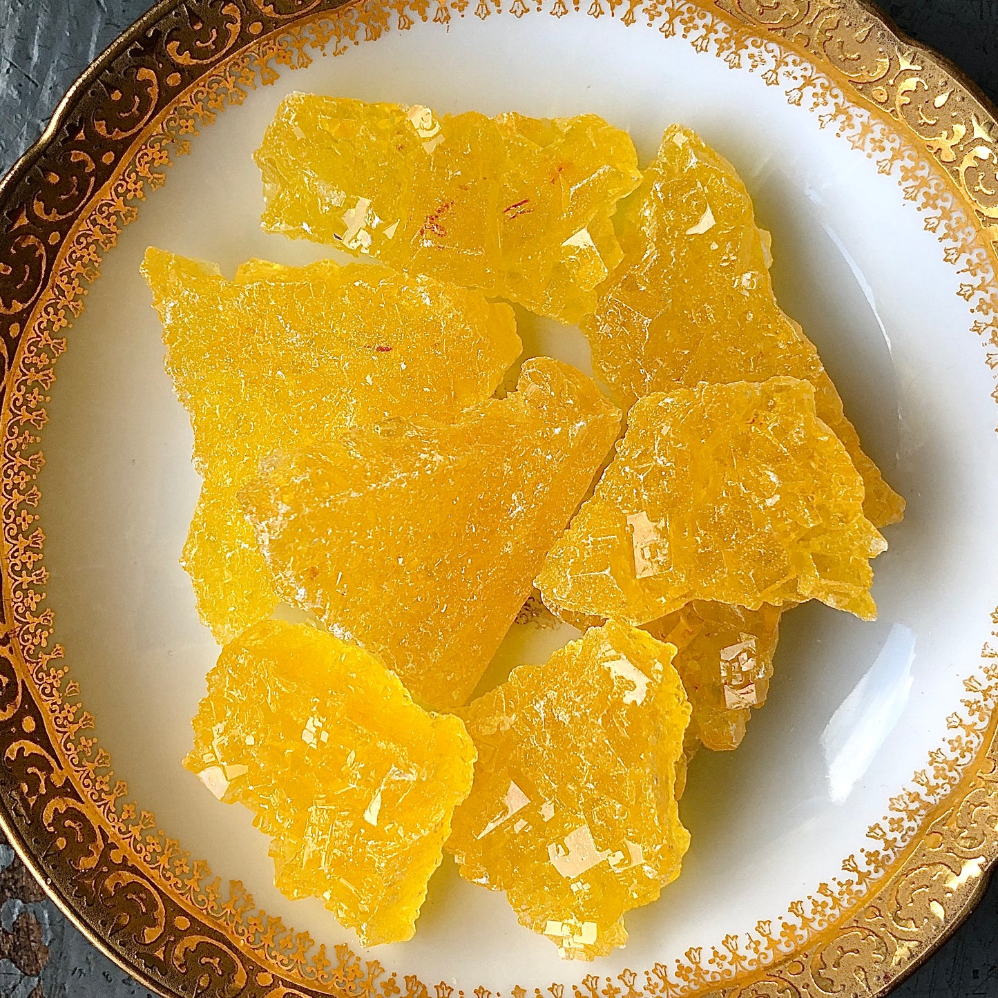 Saffron Rock Sugar Nabat