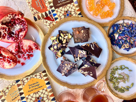 Tea and Chocolate Bars Gift Set