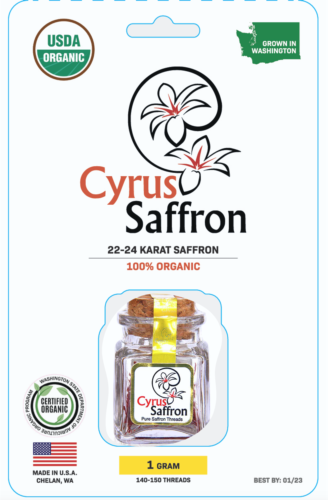 Saffron, 1 gram