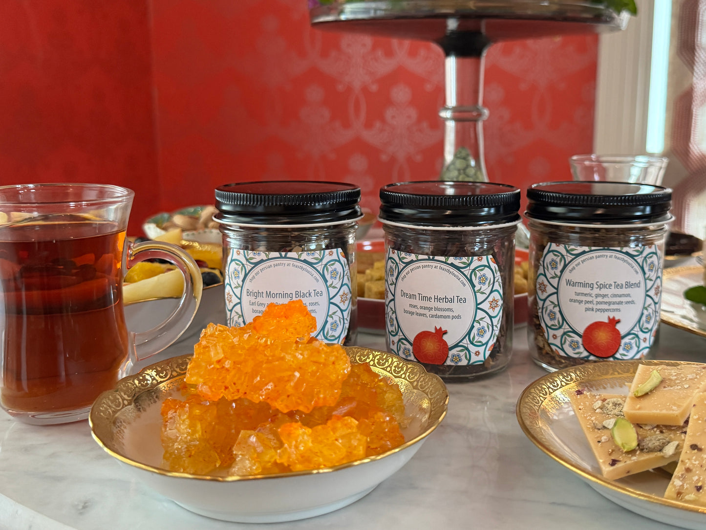 Saffron Rock Sugar Nabat