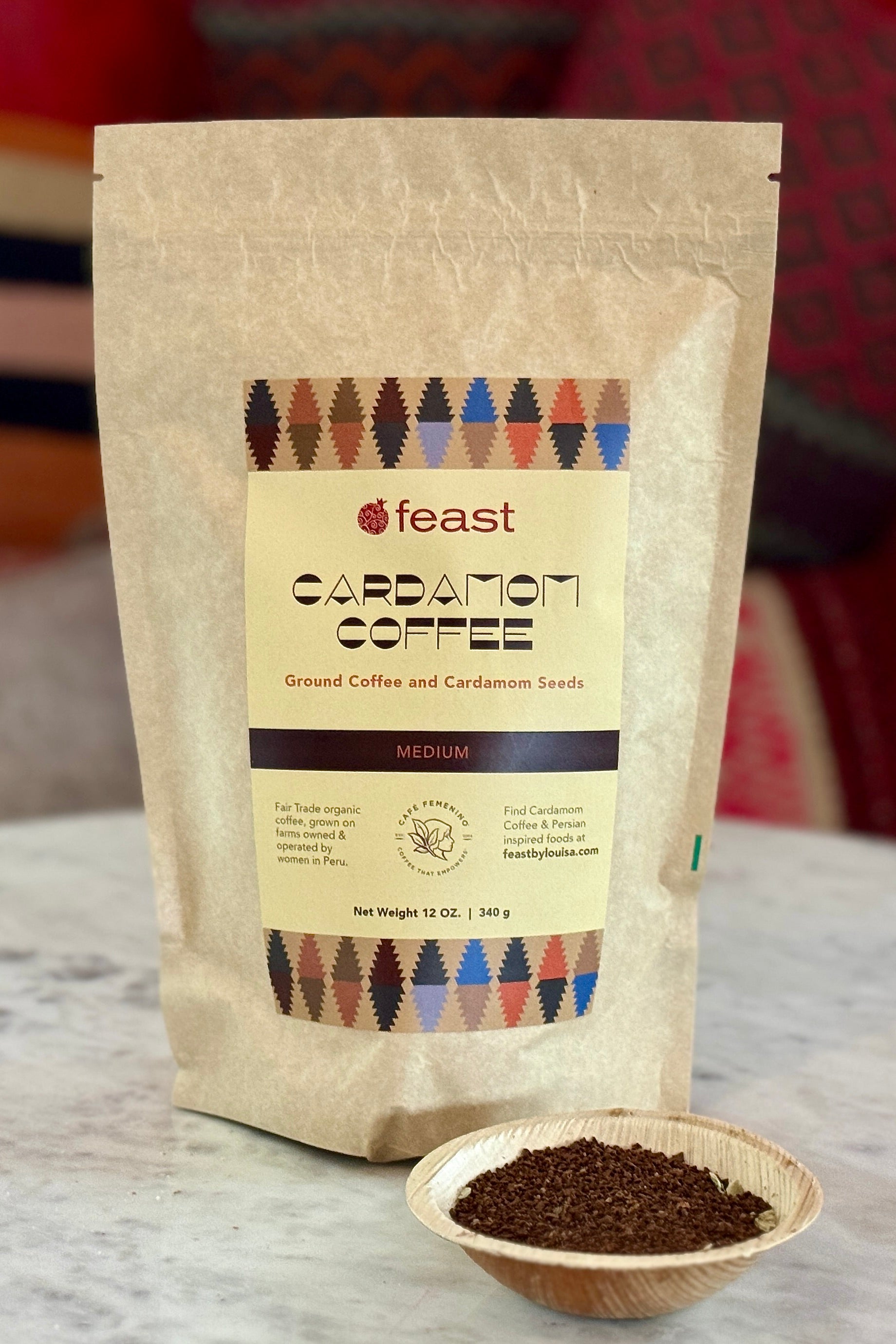 Cardamom Coffee, 12 oz Bag