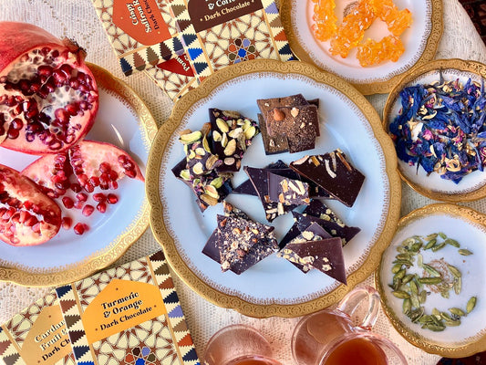 Persian Spiced Chocolate Bars