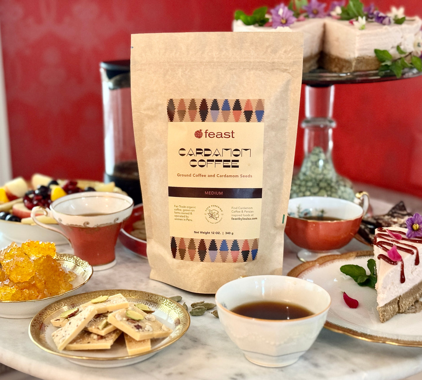 Cardamom Coffee, 12 oz Bag