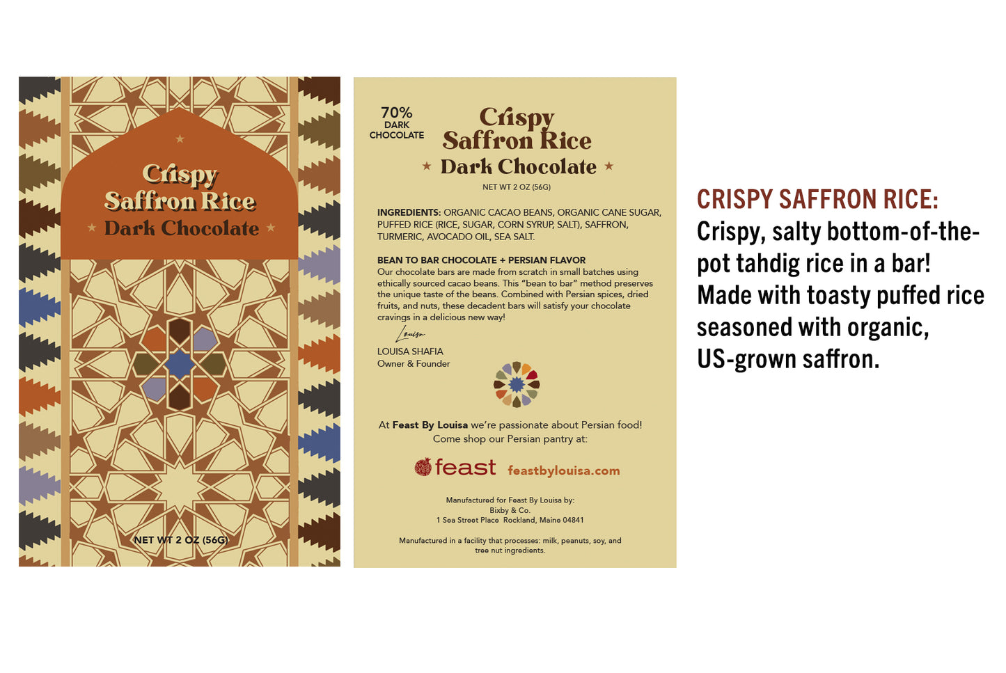 Persian Spiced Chocolate Bars Gifting Pack (10 bars)