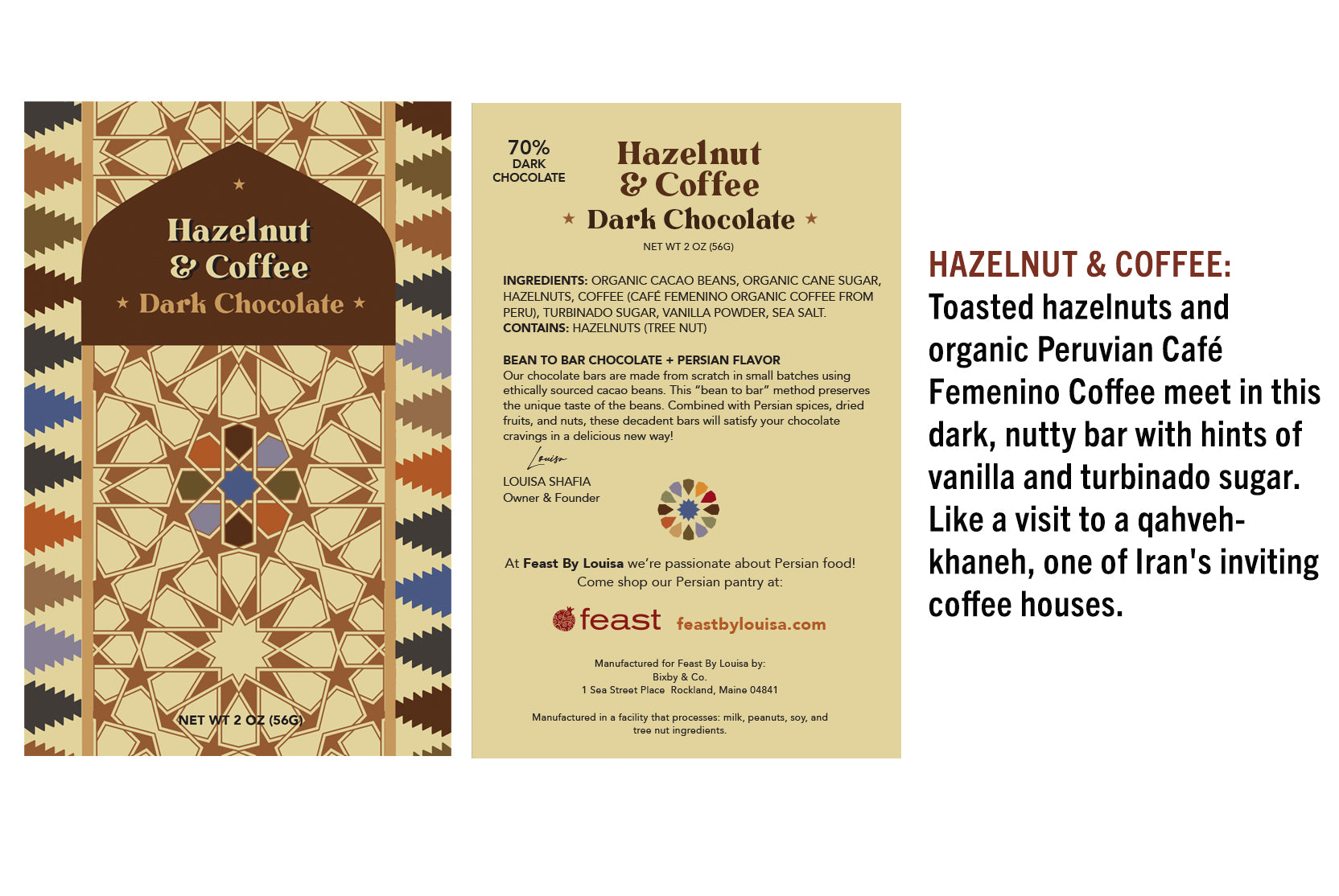 Persian Spiced Chocolate Bars